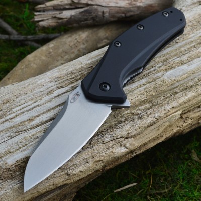 Zero Tolerance Plain Edge ELMAX Stonewash Finish Tactical Knife 0770 - 01.JPG